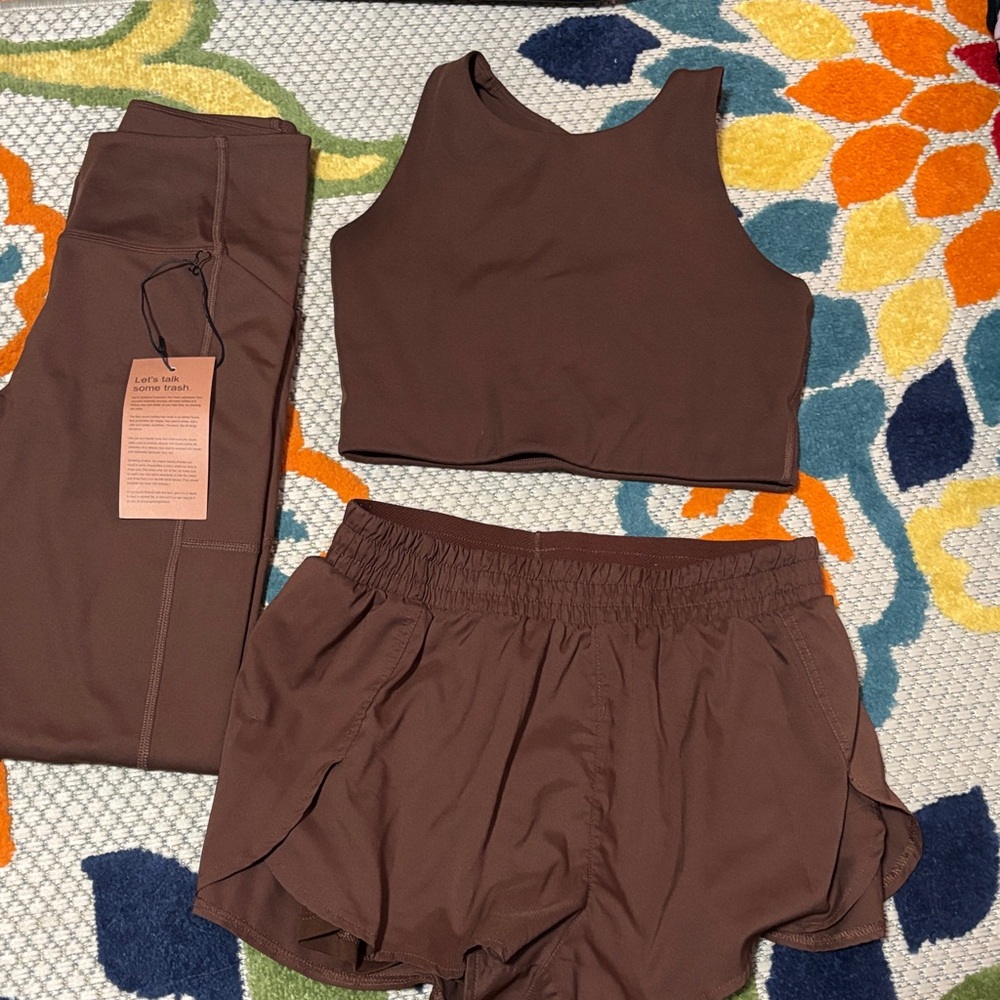 Girlfriend collective workout set small NWT